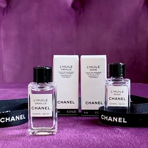 SOLD - CHANEL BODY OIL Set